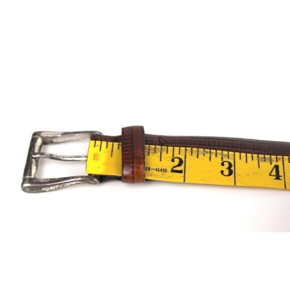 Bill Adler BROWN GENUINE LEATHER 1 1/8"Wd CASUAL DRESS MEN'S BELT Sz 36 (X82 - Picture 11 of 14